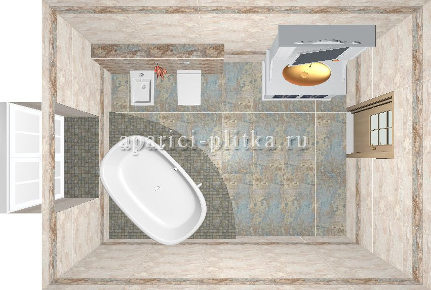 плитка для ванной Aparici Carpet