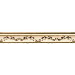 Pashmina cachemir gold mold 17861 Бордюр
