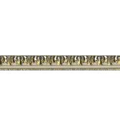 15268 elegy chisel gold moldura Бордюр Aparici